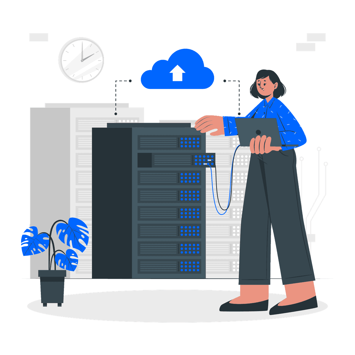 Cloud Infrastructure illustration