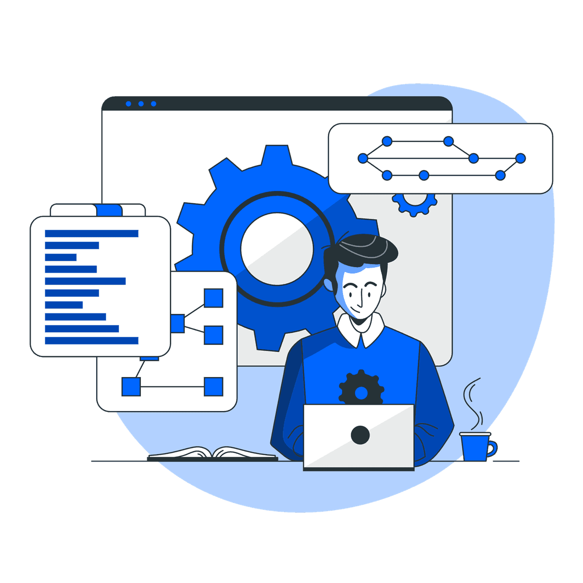 Web Application Development illustration